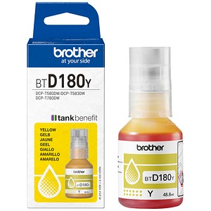 4977766838917 - Tintenflasche BTD-180Y Gelb (ca 5000 Seiten) 4977766838917 - Tintenflasche BTD-180Y Gelb (ca 5000 Seiten)