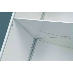 8698473457609 - update displays Messetheke Konvex gebogen weiß 1060 x 580 x 930 cm