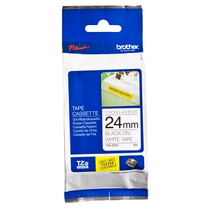 4977766692670 - TZe S251 - Laminiertes extra starkes Klebeband - Schwarz auf Weiß - Rolle (24 cm x 8 m) - 1 Rolle(n) - für P-To 4977766692670 - TZe S251 - Laminiertes extra starkes Klebeband - Schwarz auf Weiß - Rolle (24 cm x 8 m) - 1 Rolle(n) - für P-To