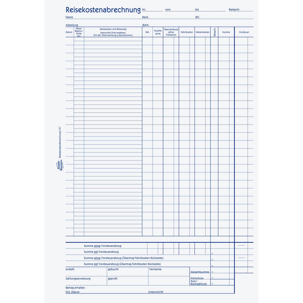 Avery Zweckform Formularbucher Gunstig Online Kaufen Office Discount