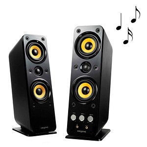 5390660161155 - Creative GigaWorks T40 Series II - Lautsprecher - Für PC - 32 Watt (Gesamt) - zweiweg - Glanzschwarz (51MF1615AA000)