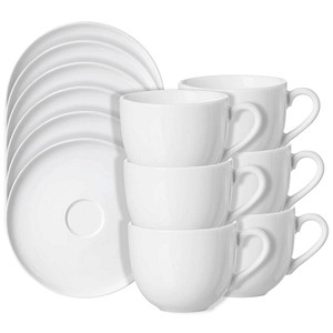 Ritzenhoff & Breker Kaffeetassen-Set Skagen weiß 220,0 ml 12-tlg.