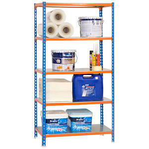 8425437076978 - Schwerlastregal SIMONCLICK MEGAPLUS 8425437076978 blau orange silber 1200 x 500 x 2000 cm 8425437076978 Simonrack 8425437076978 - Schwerlastregal SIMONCLICK MEGAPLUS 8425437076978 blau orange silber 1200 x 500 x 2000 cm 8425437076978 Simonrack