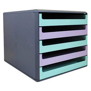 4009793845528 - Schubladenbox minze lavendel 30057675BE DIN A4 mit 5 Schubladen 4009793845528 M&M 4009793845528 - Schubladenbox minze lavendel 30057675BE DIN A4 mit 5 Schubladen 4009793845528 M&M