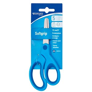 4027521513235 - Schere Kids Softgrip Kunststoffgriff in blau asymmetrisch rund13cm 5 4027521513235 Westcott