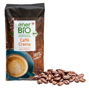 4305615663777 - enerBiO Caffè Crema Bio-Kaffeebohnen Arabicabohnen kräftig 10 kg