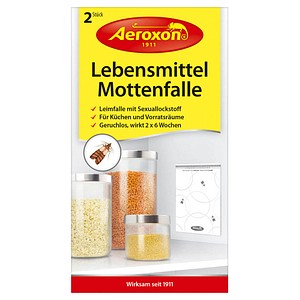 4027600444405 - Aeroxon® Lebensmittelmotten-Falle Fängt Dörrobstmotten in Küchen und Vorratsräumen 1 Packung = 2 Stück 4027600444405 - Aeroxon® Lebensmittelmotten-Falle Fängt Dörrobstmotten in Küchen und Vorratsräumen 1 Packung = 2 Stück