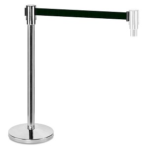 4052293724244 - PersonenleitsystemStänder Edelstahl Gurt schwarz 1 Ständer ØxH 350 50 x 915 mm Gurt BxH 1800 x 47 4052293724244 - PersonenleitsystemStänder Edelstahl Gurt schwarz 1 Ständer ØxH 350 50 x 915 mm Gurt BxH 1800 x 47