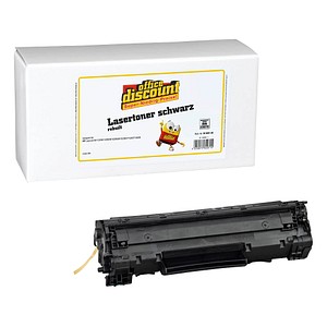 4250073813014 -  schwarz Toner kompatibel zu HP 36A (CB436A)