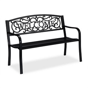 4052025309183 - Gartenbank 10030918_0 schwarz Metall 1270 cm 4052025309183 relaxdays 4052025309183 - Gartenbank 10030918_0 schwarz Metall 1270 cm 4052025309183 relaxdays