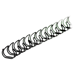 4250504511236 - 100 Drahtbinderücken schwarz für 30 Blatt 4250504511236 100 Stück 4250504511236 - 100 Drahtbinderücken schwarz für 30 Blatt 4250504511236 100 Stück