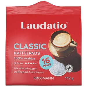 4068134079015 - CLASSIC Kaffeepads Arabicabohnen kräftig 16 Pads