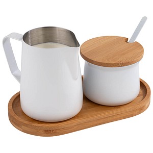 4004133006317 - Milch- und Zucker-Set Miluro weißbraun 4004133006317 APS 4004133006317 - Milch- und Zucker-Set Miluro weißbraun 4004133006317 APS