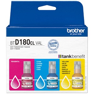 4977766838931 - BTD180CL Multipack - 3-pack - yellow cyan magenta - original - ink refill - Nachfülltinte Cyan 4977766838931 - BTD180CL Multipack - 3-pack - yellow cyan magenta - original - ink refill - Nachfülltinte Cyan