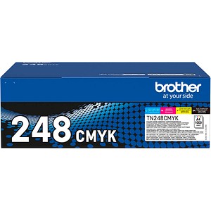 4977766821865 - brother TN-248VAL Toner Multipack Schwarz Magenta Cayn Gelb je ca 1000 Seiten (TN248VAL) 4977766821865 - brother TN-248VAL Toner Multipack Schwarz Magenta Cayn Gelb je ca 1000 Seiten (TN248VAL)