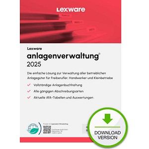 9783648179420 - LEXWARE Anlagenverwaltung 2025 Software Vollversion (Download-Link)
