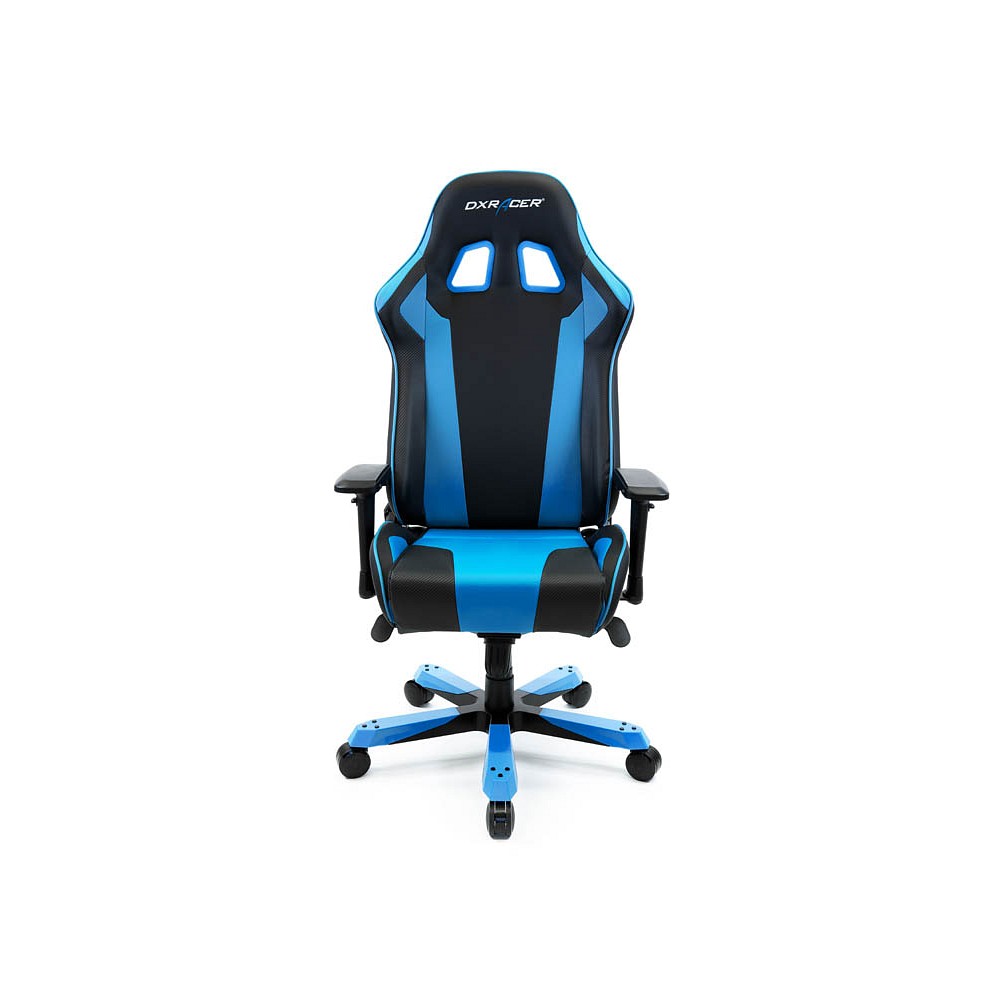 DXRacer KING Gaming Stuhl blau Kunstleder günstig online Dxracer King Gaming Stuhl