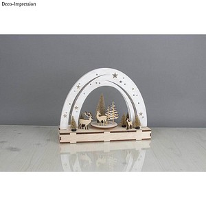 4006166815027 - Holz-Streudeko natur Wald mit Bewohner 4 St