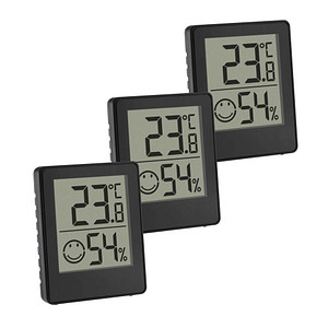 4009816040626 - 305039 Hygrometer schwarz 4009816040626  3 Stück