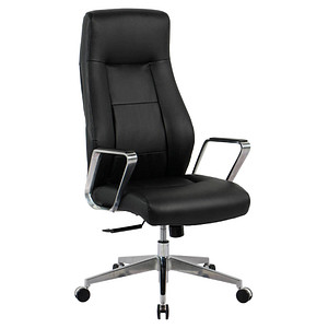 4067429100137 - Chefsessel HLC-2697L-1 Kunstleder schwarz Gestell silber 4067429100137 Head 4067429100137 - Chefsessel HLC-2697L-1 Kunstleder schwarz Gestell silber 4067429100137 Head