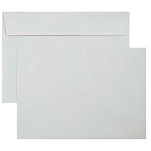 0726529059595 - Briefumschläge DIN C6 ohne Fenster grau haftklebend 50 St