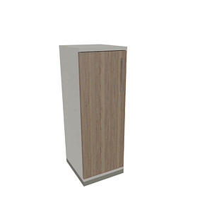 4260649681275 - fm Aktenschrank Oldenburg 4260649681275 weiß eiche natur 2 Fachböden 400 x 442 x 1133 cm