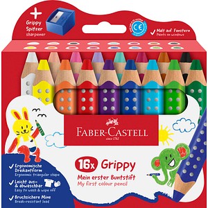 4005401106456 - Farbstiftetui Grippy 16 Stück sortiert 4005401106456 Faber-Castell 4005401106456 - Farbstiftetui Grippy 16 Stück sortiert 4005401106456 Faber-Castell