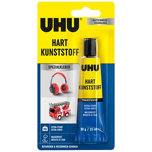 6 Stück UHU Spezialkleber 46650 Hart Kunststoff, 30g, permanent 4026700466508 UHU 30 Gramm