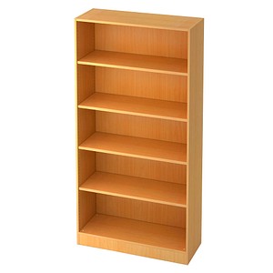 4032062001516 - Hammerbacher Matrix Melaminharzbeschichtete Spanplatte Regal 4 Fachböden 1000 x 400 x 2004 mm Buche