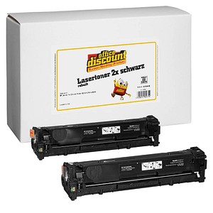 4250073822054 -  schwarz Toner kompatibel zu HP 2x 131X  Canon  731H(CF210XD   2x 6273B002) 2er-Set