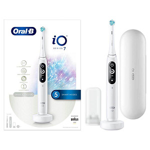 4210201362982 - Oral B iO7 elektrische Zahnbürste + Etui White Alabaster 1 St