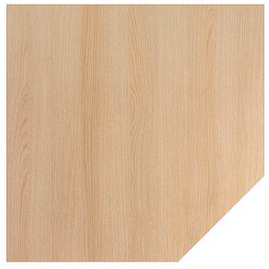 HAMMERBACHER Verbindungsplatte Prokura eiche, silber Trapezform 120,0 x 80,0 x 72,0 cm