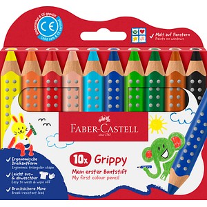 4005401106241 - Farbstiftetui Grippy 10 Stück sortiert 4005401106241 Faber-Castell 4005401106241 - Farbstiftetui Grippy 10 Stück sortiert 4005401106241 Faber-Castell