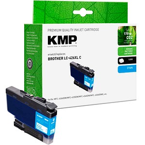 KMP  cyan Druckerpatrone kompatibel zu brother LC426XLC