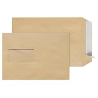 25 Stück Versandtaschen DIN A5 C5 braun ohne Fenster Briefumschläge Kuvert SK