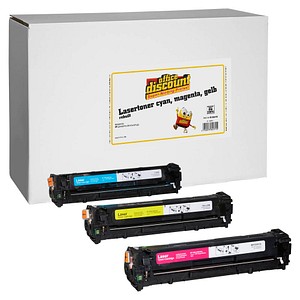 4250073822030 -  cyan magenta gelb Toner kompatibel zu HP 128A (CF371AM) 3er-Set