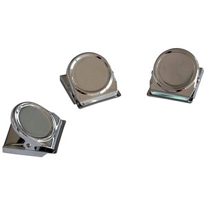 FRANKEN Magnete silber, Metall 4,5 x 3,5 cm, 3 St.