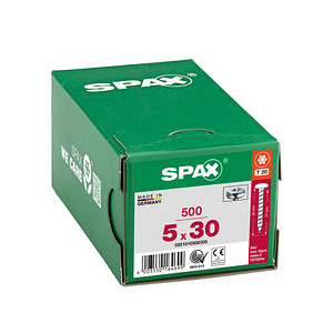 4003530164699 - Spax - Universalschraube 5 x 30 mm 500 Stück Vollgewinde Halbrundkopf t-star plus T20 4CUT wirox - 0201010500305