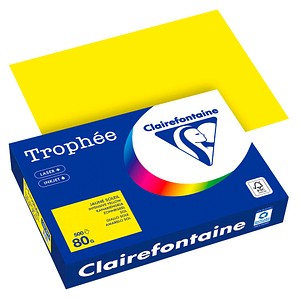 3329680000788 - Kopierpapier Trophée Color 1877PC A4 160g kanariengelb  3329680000788 500 Blatt