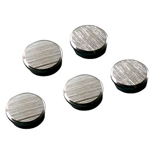 FRANKEN Magnete silber, Metall Ø 22,0 mm, 5 St.