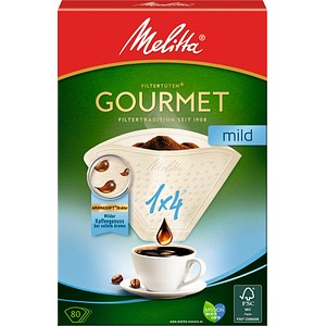 80 Melitta GOURMET 1x4 mild Kaffeefilter