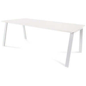 8427951007544 - BLANCA BLANCA höhenverstellbarer Schreibtisch weißweiß rechteckig 4-Fuß-Gestell weiß 2000 x 1000 cm 8427951007544 rocada 8427951007544 - BLANCA BLANCA höhenverstellbarer Schreibtisch weißweiß rechteckig 4-Fuß-Gestell weiß 2000 x 1000 cm 8427951007544 rocada
