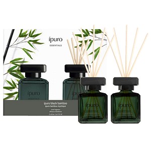 ipuro Raumduft ESSENTIALS black bamboo herb 50,0 ml, 2 St.