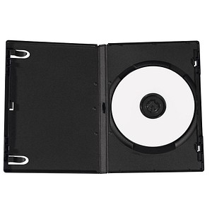 MediaRange 1er CD-/DVD-Hüllen schwarz, 5 St.