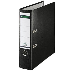 LEITZ 1010 Ordner schwarz Kunststoff 8,0 cm DIN A4 LEITZ 1010 Ordner schwarz Kunststoff 8,0 cm DIN A4