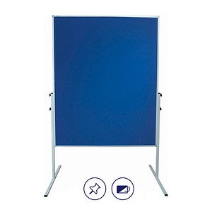 4016946182591 - Moderationstafel X-tra! Line 120x150cm blau Filz blau Filz