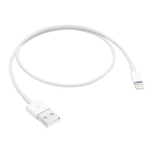0885909707973 - iPad iPhone iPod Anschlusskabel [1x USB 20 Stecker A - 1x Lightning-Stecker] 050 m Weiß