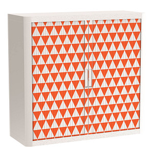 PAPERFLOW easyOffice Colour Rollladenschrank 60148 2 Fachböden 110,0 x 41,5 x 104,0 cm