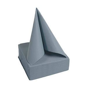 3281516220305 - Servietten grau 2-lagig 200 x 200 cm 3281516220305 50 Stück