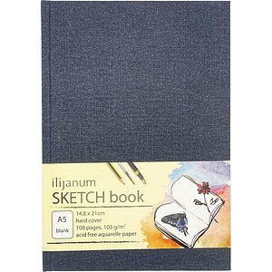 8606004980427 - Skizzenbuch DIN A5 blanko marine Hardcover 54 Seiten 1 St